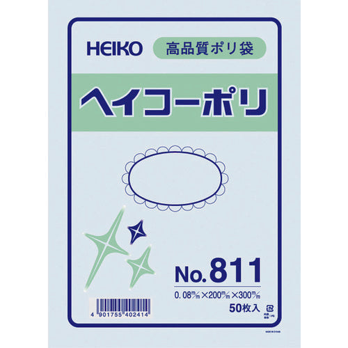 HEIKO Standard Poly Bags Heiko Poly No. 811 No String 50 Pieces 006628100 1 Bag