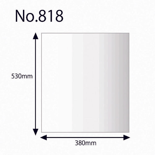 HEIKO 폴리 규격 주머니 헤이코 폴리 No. 818 끈 없음 50장들이 006628800 1봉