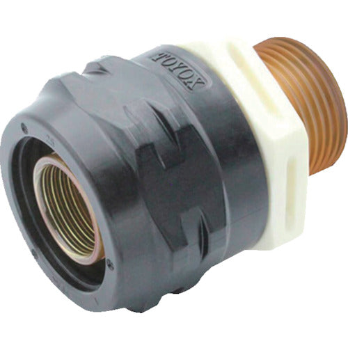 Toyox Hose Fitting (Resin) Toyo Connector TC3-PC Type Compatible Hose 12mm Fitting Standard R1/2 TC3-PC12-R1/2 TC3-PC12-R1/2 1 pc