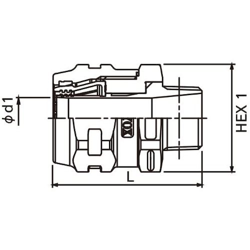 Toyox hose fitting (plastic) Toyoconnector TC3-PC type compatible hose 19 mm fitting standard R3/4 TC3-PC19-R3/4 TC3-PC19-R3/4 1 piece
