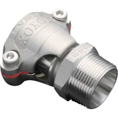 토요크스 호스 피팅(스테인리스제) 토요 커넥터 TC6-S형 적합 호스 32밀리 피팅 규격 R1-1/4 TC6-S32-R1-1/4