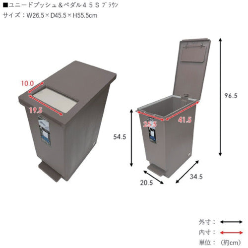 ＴＯＮＢＯ　ユニードプッシュ＆ペダル４５Ｓ　ブラウン　00936　1 個