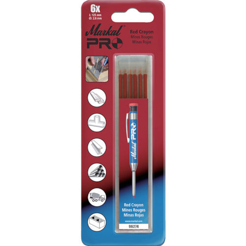 ＬＡＣＯ　マルカルプロ　替え芯　レッド　96274　1 Ｓ