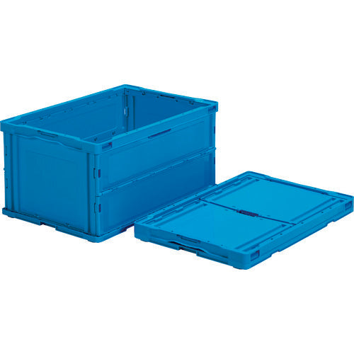 Sanko Folding Container 560060 Flat O-75B Blue SK-PO-O75B-BL 1 piece