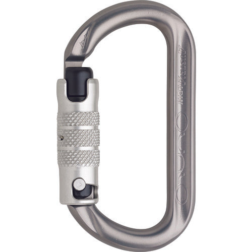 ＡＬＰＩＮ　カラビナ　ＯＶＡＬＯ　３点オートロック　線径１２．５　KA35B3-G-ID　1 個