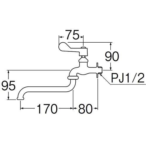 SANEI Kitchen faucet A1310-13 1 unit