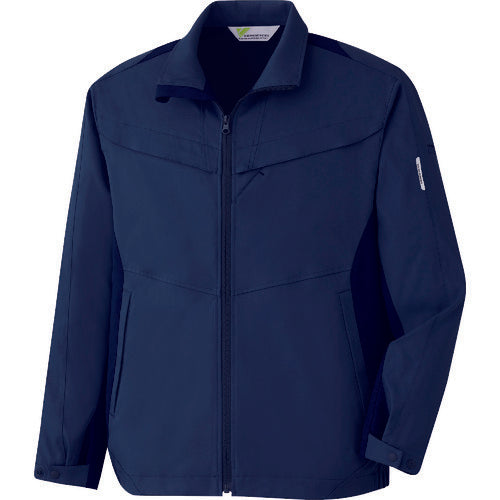 미도리 안전 하이 스트레치 블루존 VE627 상 네이비 L VE627-UE-L 1 착용