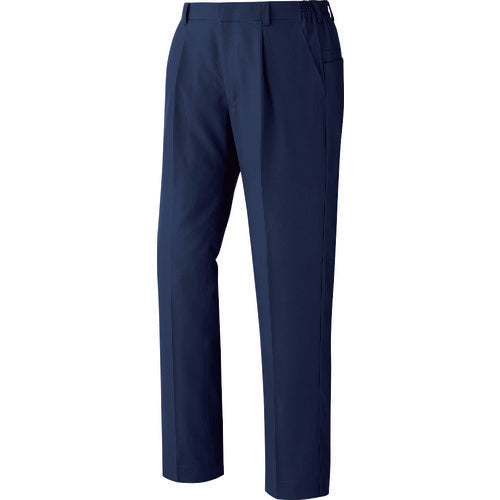 Midori Anzen Unisex Harness Compatible Easy Flex Pants VE587 Bottoms Navy L VE587-SITA-L 1 unit