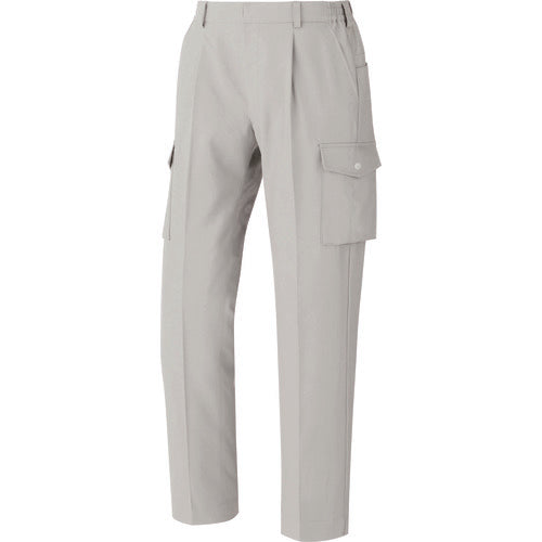 Midori Anzen Unisex Harness Compatible Easy Flex Cargo Pants VE581C Bottoms Silver Gray 3L VE581C-SITA-3L 1 Piece