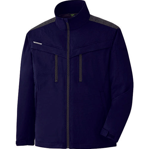 미도리 안전 Verdexcel 스트레치 방한 점퍼 VE2007 상 네이비 L VE2007-UE-L 1 착용