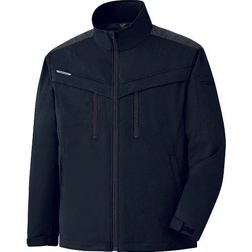 미도리 안전 Verdexcel 스트레치 방한 점퍼 VE2009 상단 블랙 L VE2009-UE-L 1 착용