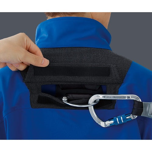 미도리 안전 벨덱셀 하네스 대응 스트레치 방한 점퍼 VE2013 상 로얄 블루 M VE2013-UE-M 1 착용