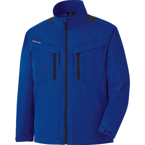 미도리 안전 벨덱셀 하네스 대응 스트레치 방한 점퍼 VE2013 상단 로얄 블루 L VE2013-UE-L 1 착용