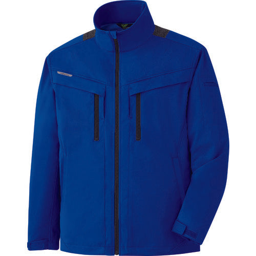 ミドリ安全　ベルデクセル　ハーネス対応　ストレッチ防寒ジャンパー　ＶＥ２０１３　上　ロイヤルブルー　ＬＬ　VE2013-UE-LL　1 着