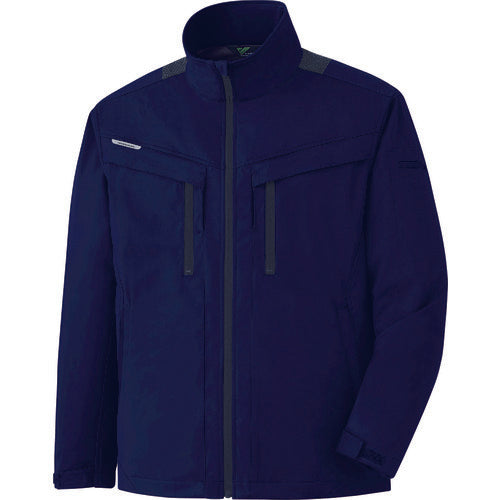 미도리 안전 벨덱셀 하네스 대응 스트레치 방한 점퍼 VE2017 상 네이비 M VE2017-UE-M 1 착용