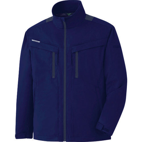 ミドリ安全　ベルデクセル　ハーネス対応　ストレッチ防寒ジャンパー　ＶＥ２０１７　上　ネイビー　Ｌ　VE2017-UE-L　1 着