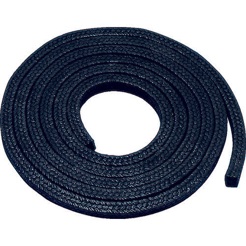 ニチアス　ＴＯＭＢＯ　Ｎｏ．９０３９　炭素繊維パッキン　□６．４ｍｍ×３ｍ　TOMBO NO.9039-6.4　1 巻