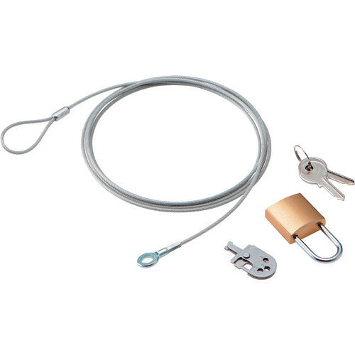 ELECOM 노트북 &amp; 마우스 보안 잠금 (자물쇠) ESL-3A 1개