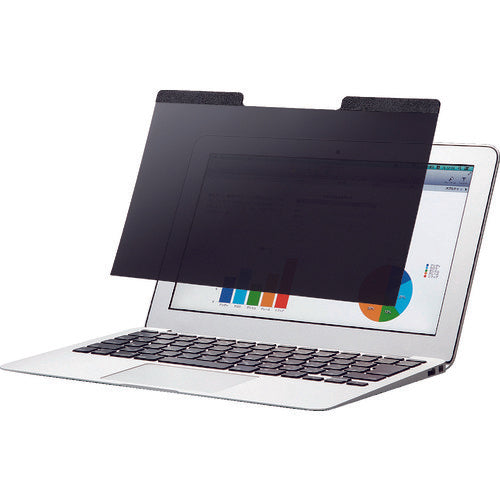 エレコム　のぞき見防止フィルター（取外し式マグネットタイプ）　EF-PFM125W　1 枚