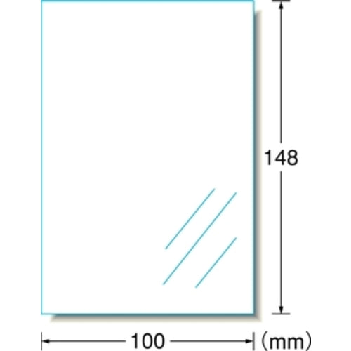 ３Ｍ　エーワン　キレイにみせる収納ラベル　インクジェット　透明フィルム　透明　Ａ６　ノーカット　１面　１袋（３シート入）　２７８０１　27801　1 PK