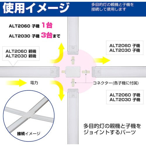 ＥＬＰＡ　照明器具用オプションパーツ　ＬＥＤ多目的灯マルチジョイント　長さ６５×４３ｍｍ　ALT-MJ　1 個