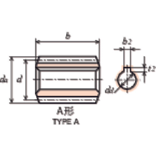 ＫＧ　【売切廃番】　ウォーム　Ｗ１Ｓ　Ｌ２＝Ａ　モジュール１．０　圧力角２０度（並歯）　Ｓ４５Ｃ　精密転造仕上　W1S L2=A　1 個