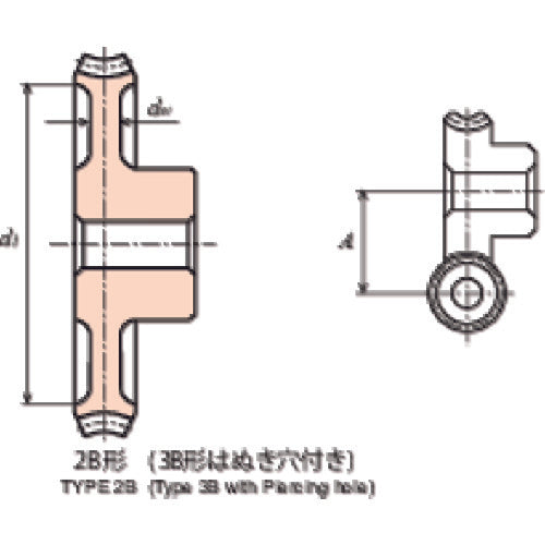 KG Worm Wheel G2C 40-R1 Module 2.0 Pressure angle 20 degrees (straight teeth) G2C 40-R1 1 piece