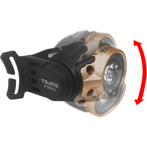 타지마 LED 헤드라이트 F351D 골드 LE-F351D-G 1개