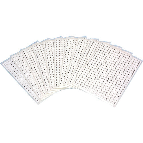 TRUSCO [Sold out and discontinued] Cable labels "1-5" 2 sheets each, total of 10 sheets (1 sheet 80 pieces) CAL-1-5 1 set