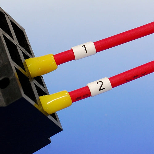 TRUSCO [Sold out and discontinued] Cable labels "1-5" 2 sheets each, total of 10 sheets (1 sheet 80 pieces) CAL-1-5 1 set