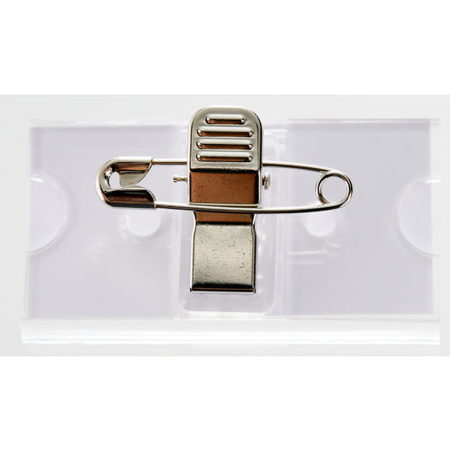 TRUSCO U-shaped name tag 25 x 50 mm (safety pin/clip dual-use type) TUPC-S 1 unit