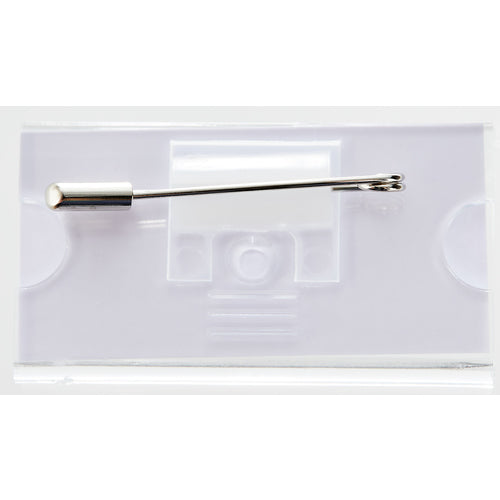 TRUSCO U형 명찰 25×50mm(안전 핀형) TUP-S 1개