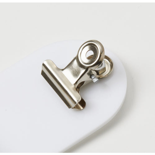 ＴＲＵＳＣＯ　クリップ付小判札　大　無地　６０Ｘ４０ｍｍ　５枚入　白　THFLC-W　1 PK