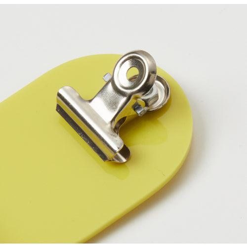 ＴＲＵＳＣＯ　クリップ付小判札　大　無地　６０Ｘ４０ｍｍ　５枚入　黄色　THFLC-Y　1 PK