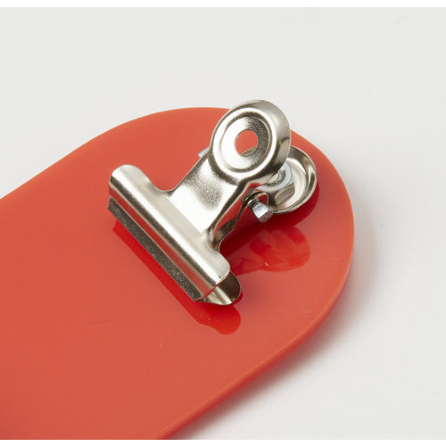 TRUSCO 【매진 폐번】 클립 첨부 소판찰 대 무지 60X40mm 5장입 적색 THFLC-R 1 PK