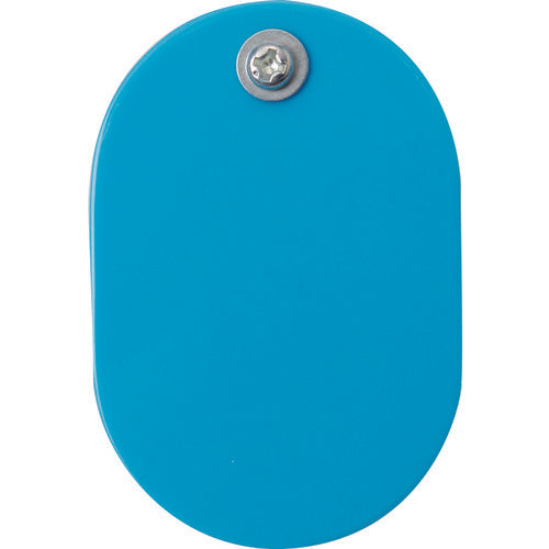 TRUSCO 【매진 폐번】 클립 첨부 소판찰 대 무지 60X40mm 5장입 하늘색 THFLC-LB 1 PK