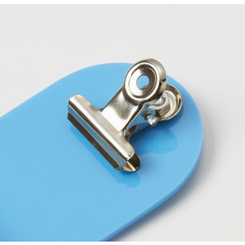 TRUSCO [Sold out and discontinued] Clipped oval bills, large, plain, 60 x 40 mm, pack of 5, sky blue, THFLC-LB 1 PK