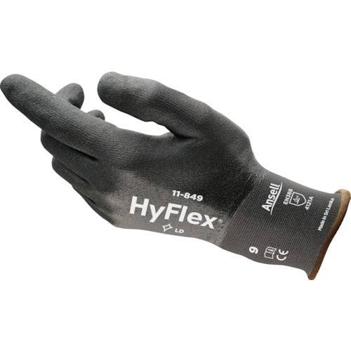 アンセル　ニトリルコーティング手袋　ハイフレックス　１１−８４９　Ｌサイズ　11-849-9　1 双