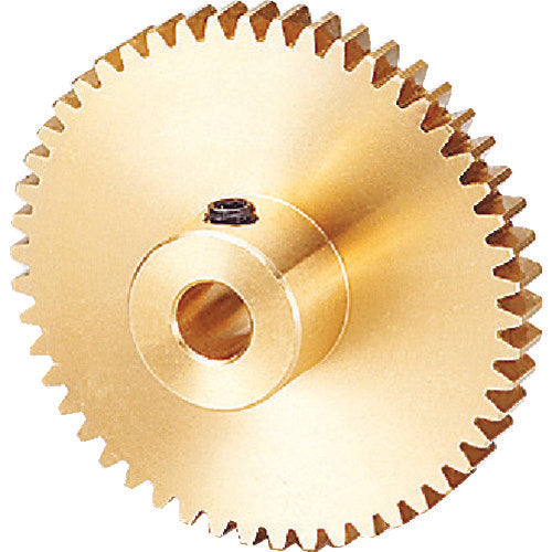 ＫＧ　黄銅平歯車　Ｓ８０Ｂ　７２Ｂ＋０５０８　形状Ｂ１　モジュール０．８　歯数７２　歯幅５ｍｍ　穴径Φ８ｍｍ　S80B 72B+0508　1 個