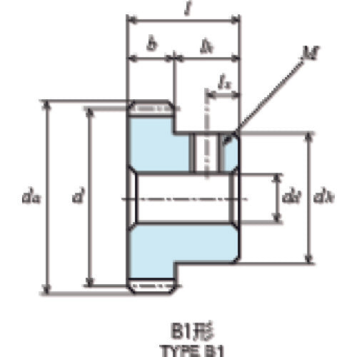 ＫＧ　【売切廃番】黄銅平歯車　Ｓ８０Ｂ　９０Ｂ＋０５０８　形状Ｂ１　モジュール０．８　歯数９０　歯幅５ｍｍ　穴径Φ８ｍｍ　S80B 90B+0508　1 個