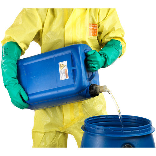 アンセル　耐溶剤作業手袋　アルファテック　ソルベックス厚手ロング　３７−１８５　Ｌサイズ　37-185-9　1 双