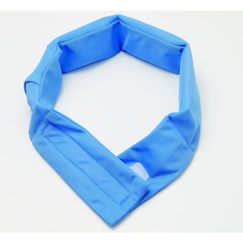 ＴＲＵＳＣＯ　やわらかネッククーラー　ブルー（不凍保冷剤付き）　TSNC-B　1 枚