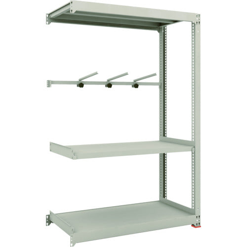 ＴＲＵＳＣＯ　スチールラック　Ｍ３型中量棚　１２００Ｘ５７１ＸＨ１８００　３段　アーム１段　連結　M3-6463-A1B　1 台