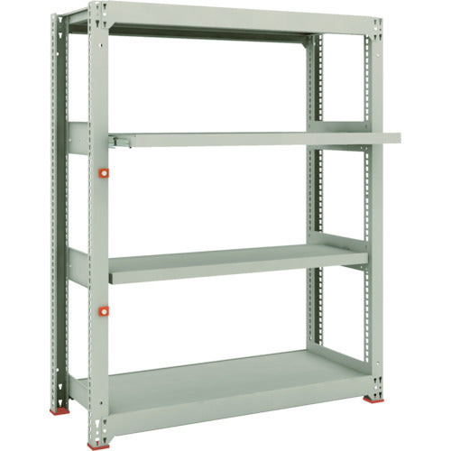 TRUSCO Steel Rack M3 Medium Duty Shelf 1200 x 471 x H1500 4 Shelves, 2 of which are Sliding Shelves, Single Unit M3-5452M2 1 Unit