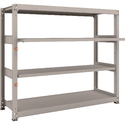 ＴＲＵＳＣＯ　スチールラック　Ｍ３型中量棚　１８００×５７１×Ｈ１５００　４段うちスライド２段　単体　M3-5662M2　1 台