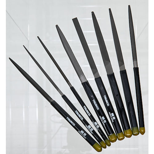 TRUSCO File Set, Medium, Total Length 200mm (Set of 8) TST008-02 1 S