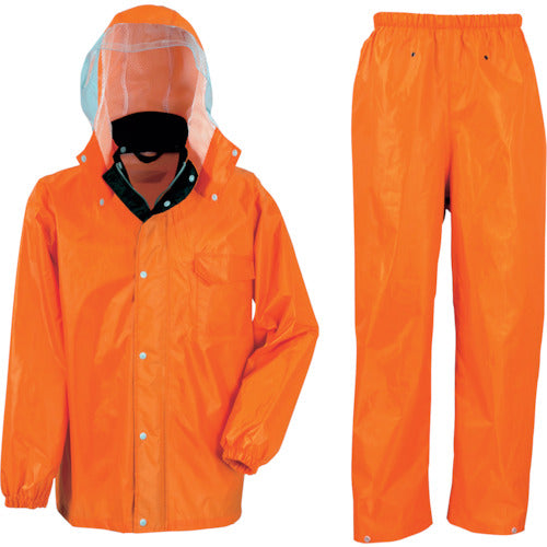 Kajimake Defend Rain Suit Orange L 3293-25-L 1 unit