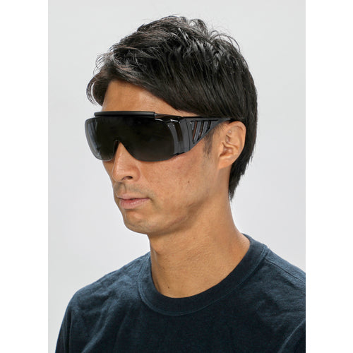 트러스코 일안형 사이드 부착 세이프티 글라스 그레이 GS-33 1개