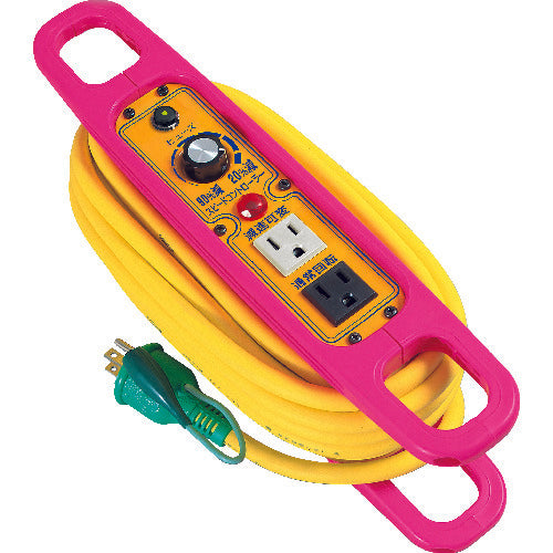 NICHIDO 스피드 컨트롤러 100V 핸드 릴 타입 실내형 10m 어스 부착 회로 차단기 부착 SH-E102 1대