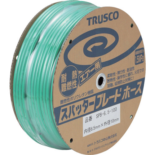 ＴＲＵＳＣＯ　エアホース　スパッタブレードチューブ　８．５×１２．５ｍｍ　１００ｍ　ドラム巻　SPB-8.5-100　1 巻